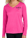 Schlitt Long Sleeve Women’s V-neck and Crew performance shirts