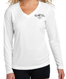Schlitt Long Sleeve Women’s V-neck and Crew performance shirts