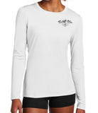 Schlitt Long Sleeve Women’s V-neck and Crew performance shirts