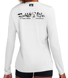 Schlitt Long Sleeve Women’s V-neck and Crew performance shirts