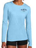 Schlitt Long Sleeve Women’s V-neck and Crew performance shirts