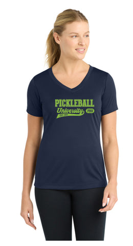 Pickleball U Collegiate Short Sleeve Performance Women’s Shirt