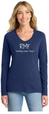 Mane Street RMF Long Sleeve Soft Cotton Shirt V-Neck
