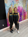 JoyFit Rocker Tank Gold and Silver Metallic Find Your Joy